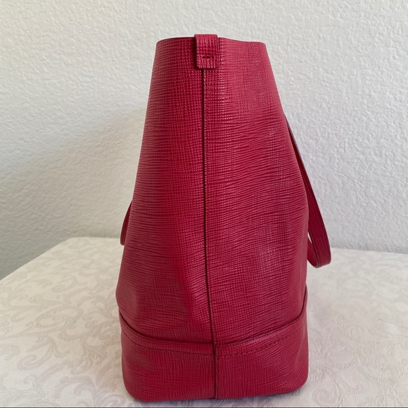 Cole Haan red leather tote - Picture 3 of 13
